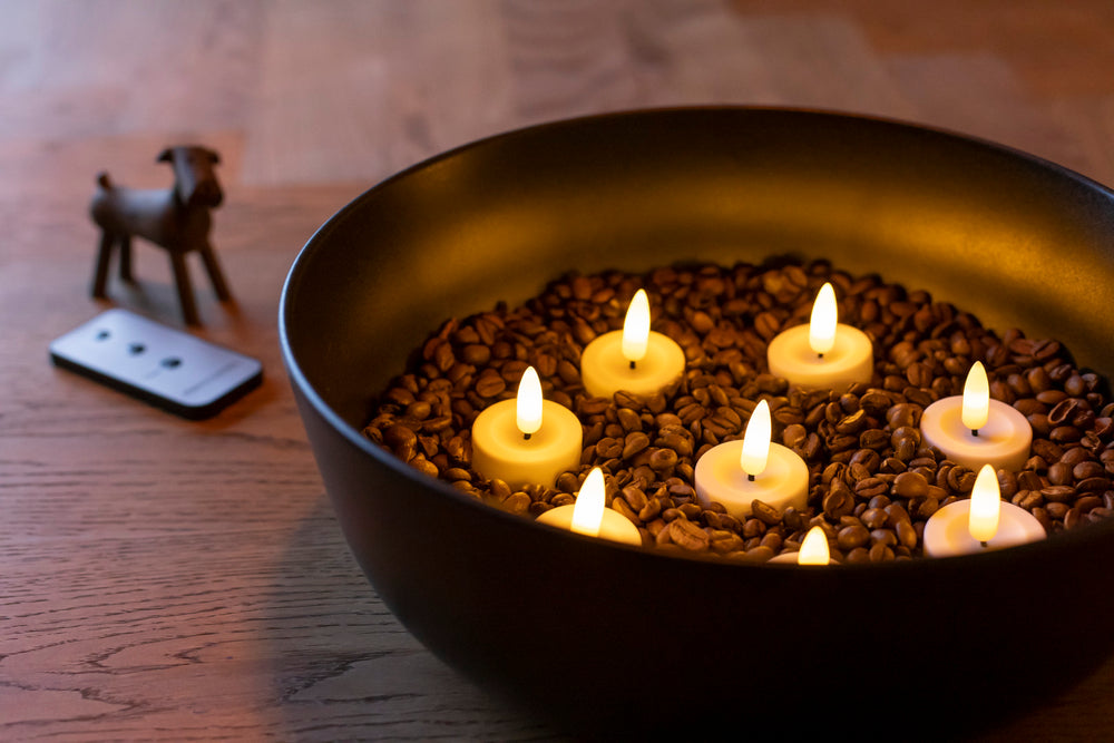 Fyrfadslys i plast - 8 pak