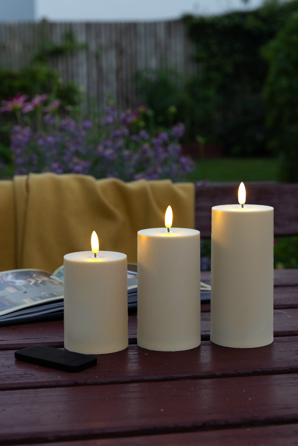 Udendørs LED bloklys Ø7cm