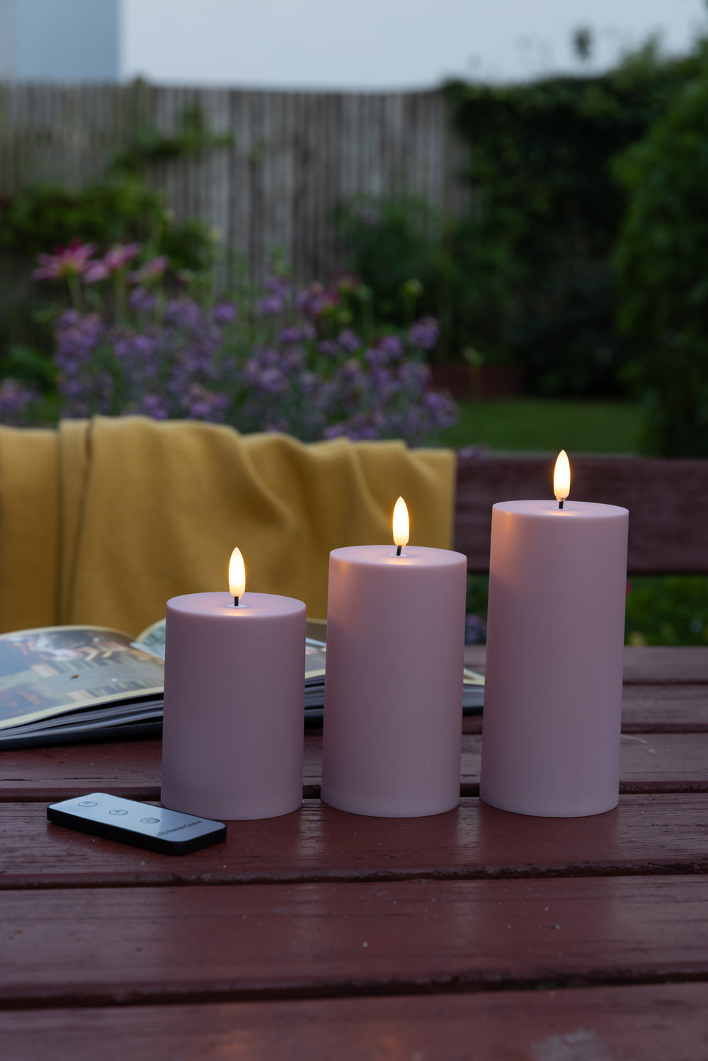 Udendørs LED bloklys Ø7cm