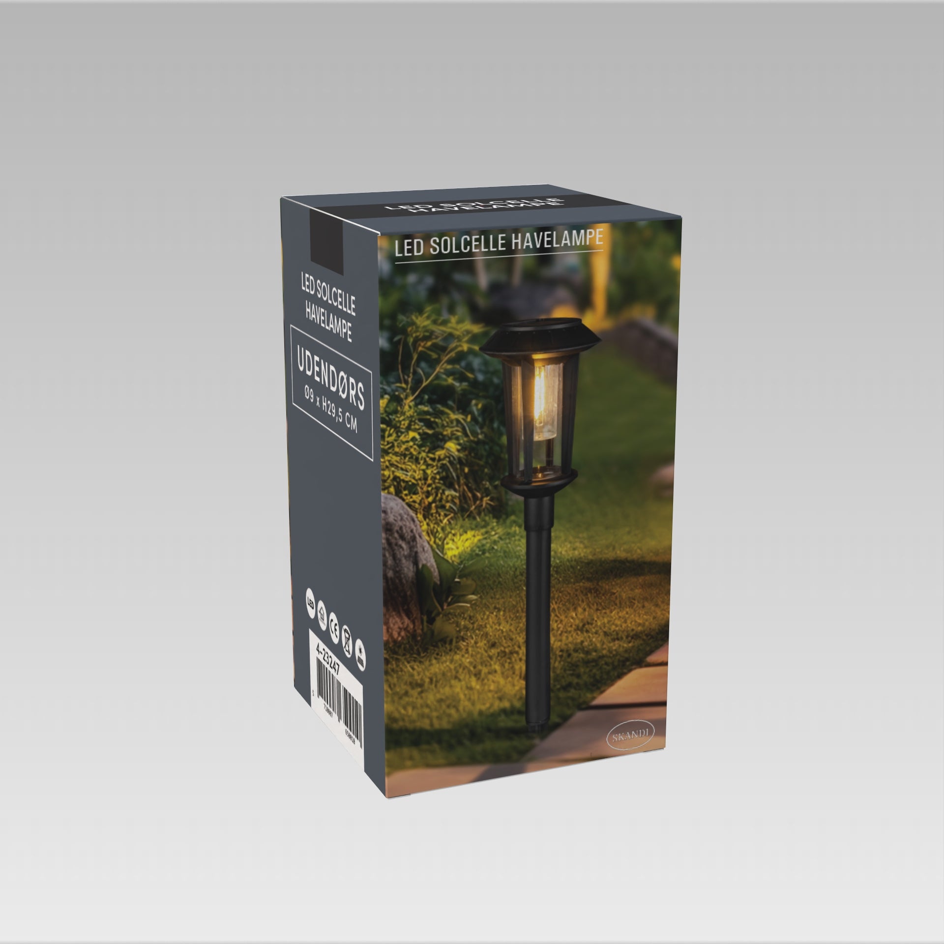 Solcelle Havelampe – Lanterne Design 40 cm Premium LED