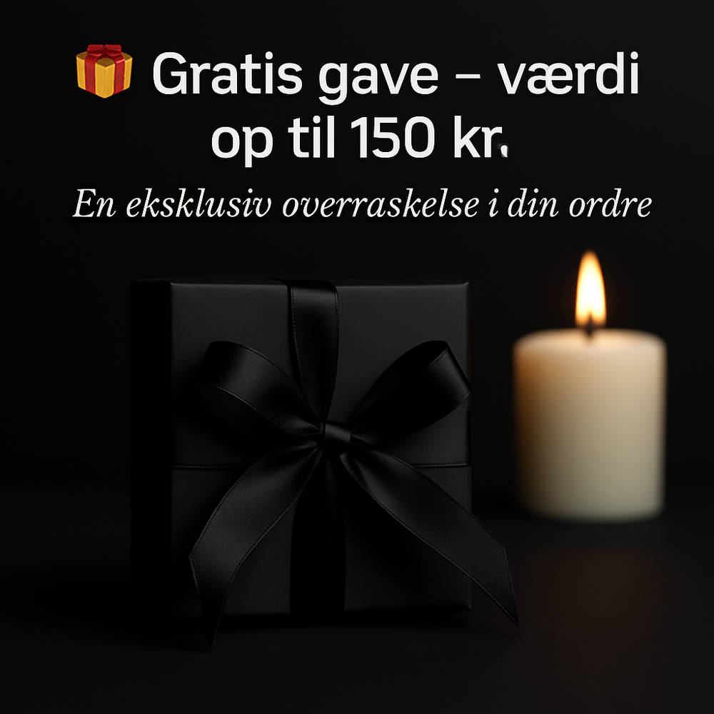 🎁 Gratis gave til værdi af 150kr (100% off)