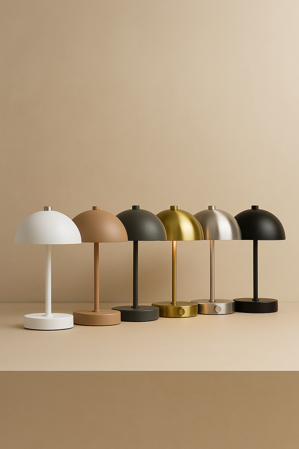 Bordlampe - Flere farver