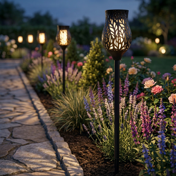 Solcelle Fakkel – Varm Flammeeffekt 53,2 cm