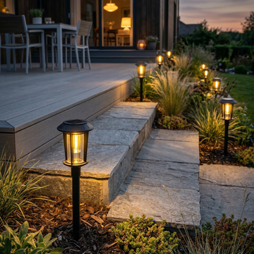 Solcelle Havelampe – Lanterne Design 40 cm