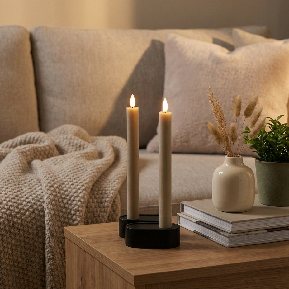 Stagelys 2 pak - 22 cm - Flere farver Premium LED